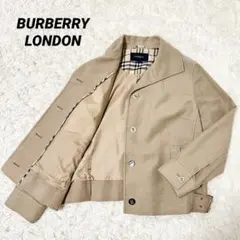 【希少】大きいサイズ バーバリーロンドン デニムジャケット 46 ノバチェック 大きいサイズ 】バーバリーロンドン デニムジャケット ノバ