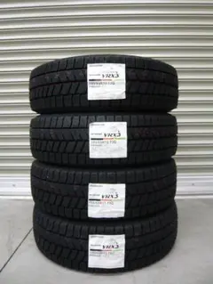 ⑥2022年製155/65R13バリ山！中古スタッドレスタイヤ4本　冬タイヤ ④2023年製155/65R14バリ山！中古スタッドレスタイヤ4本セット