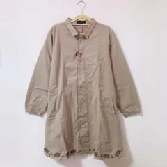 【新品未使用】drug store’s 膝丈ワンピース ブラウス シャツ 綿素材