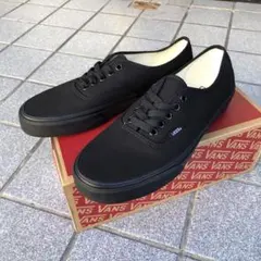 VANS バンズ US オーセンティック AUTHENTIC 黒黒 28cm