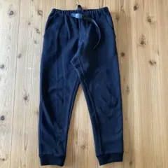 グラミチ ビームスボーイ別注　ボンディング ニットフリースパンツ　ブラック