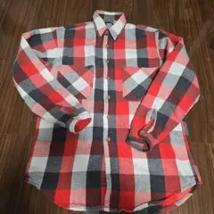 BIG MAC 長袖ネルシャツ 赤黒チェック