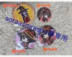 めぐみん 缶バッジセット 4個