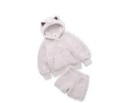 〈新品〉ジェラートピケ プリンパーカ&ショートパンツセット【90-100】