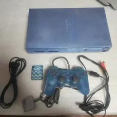 PS2 ブルー　すぐ遊べるセット　動作確認済み