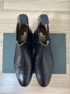 CROCKETT&JONES chelsea8ブラック8Eラスト341 - メルカリ