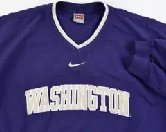 美品 ナイキ ワシントン ゲームシャツ プルオーバー 紫 2XL スウッシュ