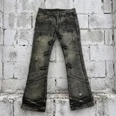 00s Japanese Grunge Y2K Aesthetic Denim