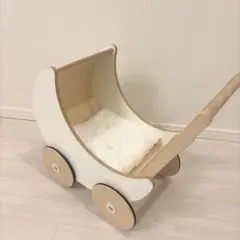 オーノーooh noo木製手押し車/知育玩具おままごとぬいぐるみベビーカー