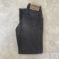 90sARMANI JEANS USA製フェードブラック　ハイウエスト　サイズ8のサムネイル