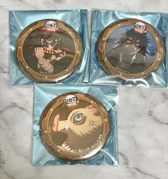 鬼滅の刃 無限城 カフェ 決戦の火蓋を切る 第三期 57mm缶バッジ 黒死牟 他