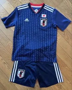 adidas サッカー日本代表ユニフォーム 上下セットアップ キッズ130