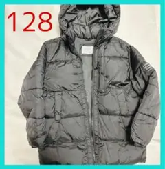 ZARA 子どもフード付きダウン128センチ