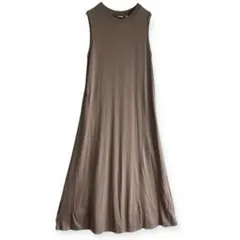 【ユニクロ】UNIQLO ノースリーブ フレアワンピース size S
