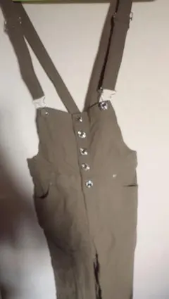 カーキ オーバーオール