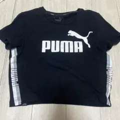PUMA クロップド丈 Tシャツ ブラック Mサイズのサムネイル