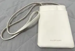 JILLSTUARTジルスチュアート ゼクシィ付録 レザー調マルチポシェット 화이트