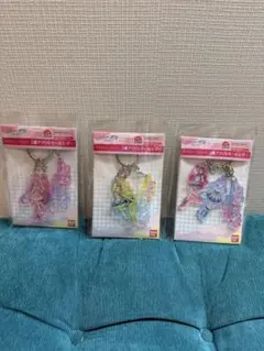アイカツ！×プリパラ　映画　3連アクリルキーホルダー　3点セット