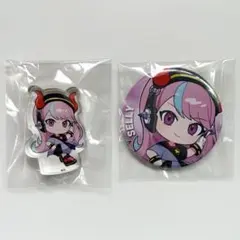 CR Selly セリー アクリルブロック 缶バッジ ガチャ CRランド グッズ