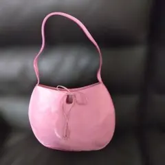 ピンク レザー ショルダーバッグワケアリ　FURLA