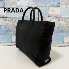 □ a2886 PRADA【プラダ】 三角ロゴ 三角プレート トートバッグ - メルカリ