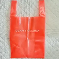 ■DEAN&DELUCA■ショッピングバッグ■コーラルオレンジ■EVA■中古■