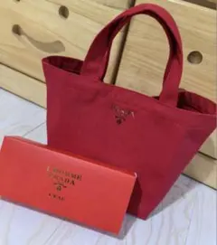 トートバッグ 赤