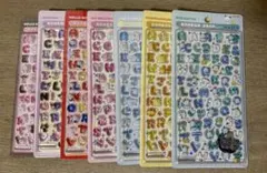 正規品　新作セミコンプリート　ボンボンドロップシール サンリオ moji 文字