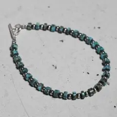 インディアンジュエリー ナバホパール ブレスレット ターコイズ