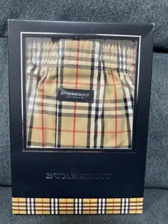 BURBERRY チェック柄 トランクス ブラウン ボクサー Lサイズ 新品