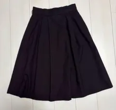 m.f.editorial ダークパープル フレアスカート Lのサムネイル