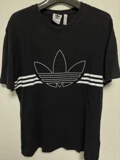 adidas Originals トレフォイル Tシャツ ブラック Lサイズのサムネイル