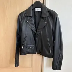 1/25まで限定 STUDIOUS ラムレザー　ライダースジャケット