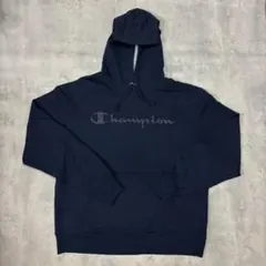 00s champion チャンピオン ロゴ スウェット パーカー ネイビー