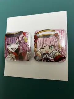 東京エイリアンズ　スクエア缶バッジ　撫子ライカ