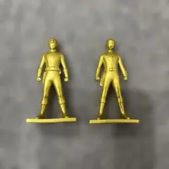 戦隊ヒーロー ゴールドフィギュア 2体セットのサムネイル