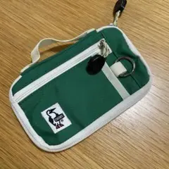 Chums スマホポーチ グリーン