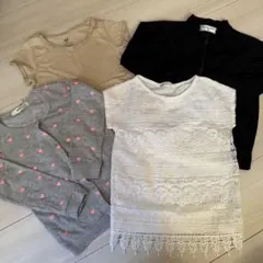 110 120 女の子　服　まとめ売り　半袖　アウター　ジャンバー　ニット