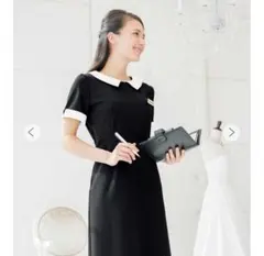襟が外せるワンピース 7720 （カウンタービズ） エステ 制服 ユニホーム