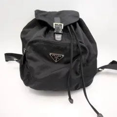 PRADA】 リュックサック テスートナイロン 三角ロゴ ブラック 58 