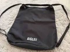 AIGLE2wayエーグルブラックトートショルダーバッグリュックナップサックのサムネイル
