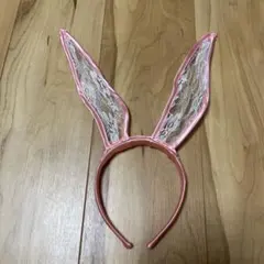 コスプレ☆カチューシャ うさ耳 ピンク 子ども用