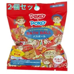【新品】スケーター マスコット入 入浴剤 バスボール ぺこちゃん かわいい 2個