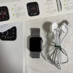 【美品】Apple Watch SE 40mm GPS シルバー 純正バンド付き