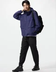 UNIQLO ウルトラストレッチ ドライEXジョガー　メンズ　サイズL　黒　美品