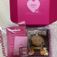 mellojoy メロジョイ クッキークラブ おひげわんこ ピンクの箱発送