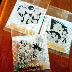 ドラゴンボール　40周年記念ウエハース 3種セット