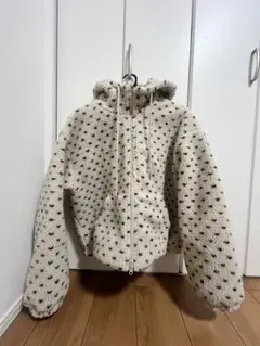 フード付きフリースジャケット・ボアジャケット