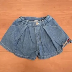 ミキハウス　DOUBLE.B デニムハーフパンツ 100サイズ　短パン