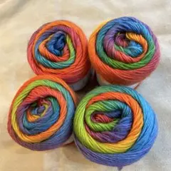グラデーションウール　明るめのマルチカラー